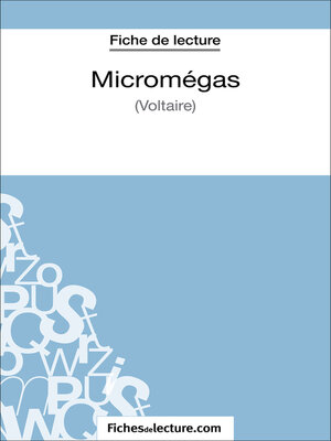 cover image of Micromégas--Voltaire (Fiche de lecture)